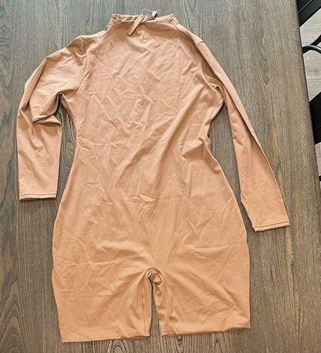 Skims ALL-IN-ONE LONG SLEEVE MID THIGH ONESIE