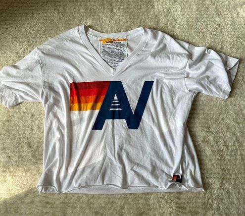 Aviator Nation Logo Tee - White XXL