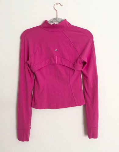 Lululemon Nulu Cropped Define Jacket Size 6 Sonic Pink