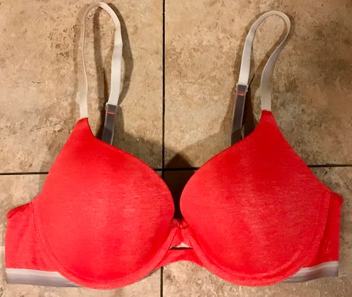 Victoria's Secret Perfect Shape Push Up Bra Size 36B Red - $15