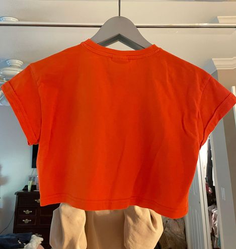 Gymshark Cropped Top Orange Size XS - $22 (26% Off Retail) - From Kaylyn