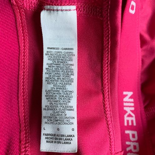 Nike Pro large Racerback pink sports bra - $12 - From JoeBooh