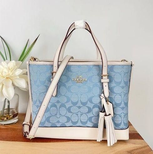 Coach Mollie Tote 25 in Signature Chambray