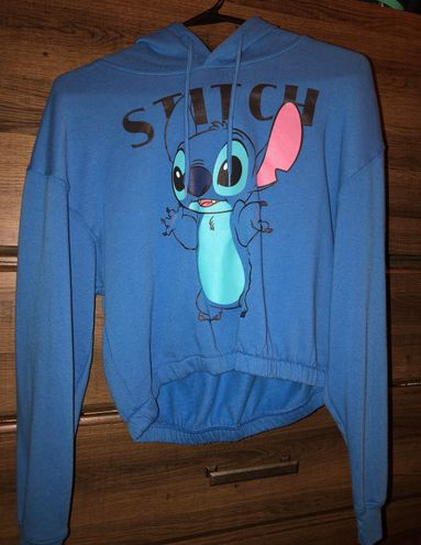 Ross Cropped Stitch Hoodie Blue Size M - $8 (46% Off Retail) - From Brianna