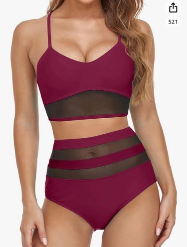 Husmeu Women's Tummy Control One Piece Bathing Suits for Women