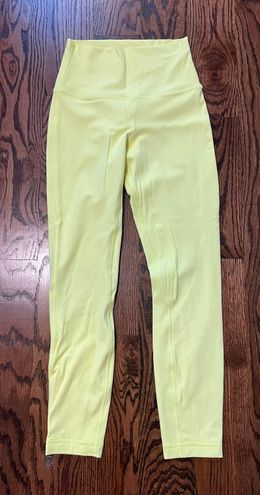 Lululemon Fast Free HR Crop 23” Pocket Leggings Green Yellow Camo Size 12 |  eBay