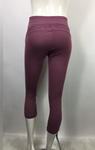 Lululemon Wunder Under Crop High-Rise 21 *Flocked Everlux Size 8 - $87 -  From Maybel