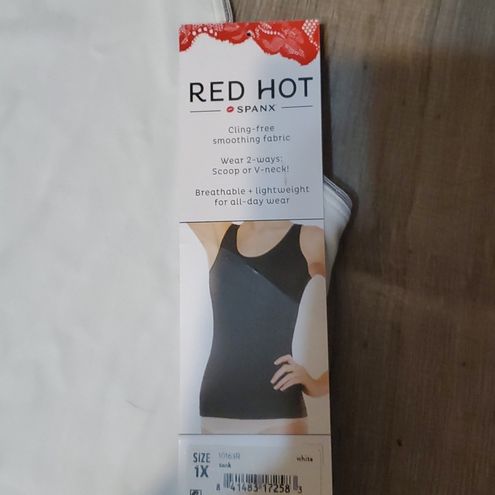 Spanx NWT Red Hot by Shapewear Tank 1X - $24 New With Tags - From