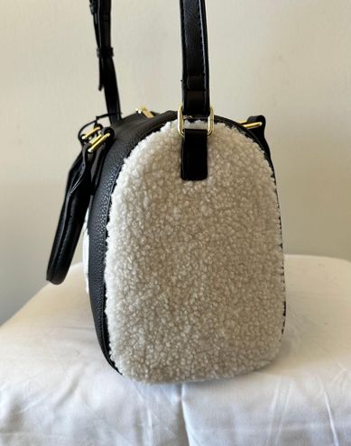 Juicy Couture Sherpa Faur Fur Speedy Flashback Satchel Crossbody Bag Black  - $78 New With Tags - From Refashionista