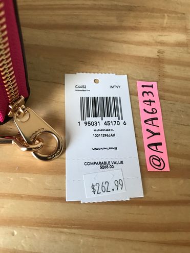 Coach Card Holder Pink - $69 (11% Off Retail) New With Tags - From Aya