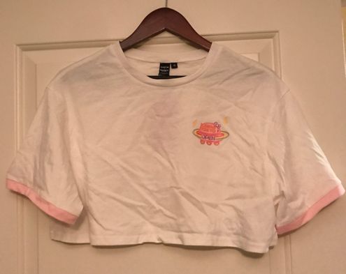 SHEIN x Hello Kitty Baby Pink Tee, Size 5XL