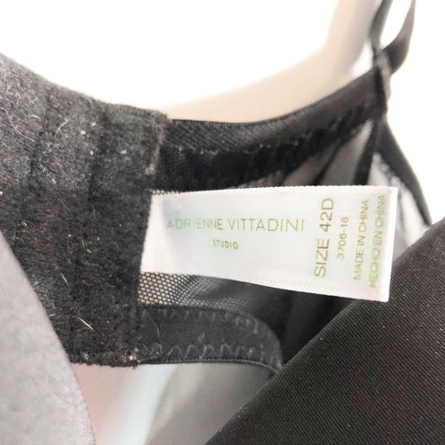 Adrienne Vittadini 42D Bra Black Underwire Support Stretch Plus Unpadded  828 Size undefined - $19 - From Bailey