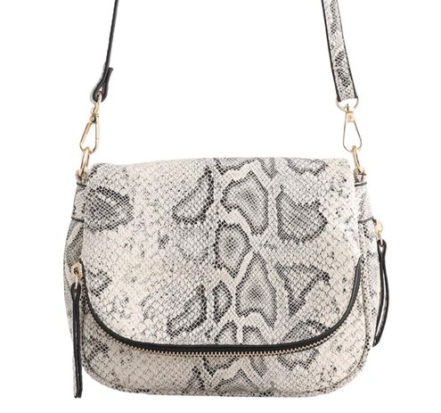 Moda Luxe Snakeskin Print Convertible Bag Multiple - $40 (55% Off