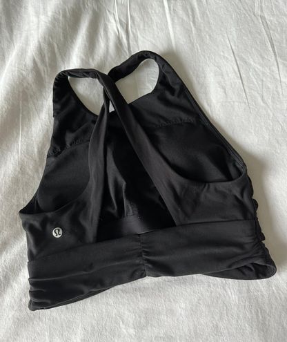 Lululemon High Neck Sports Bra Black Size 6 - $26 (61% Off Retail) - From  julia