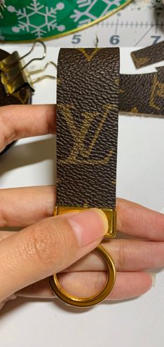 Louis Vuitton Recycled Monogram Key Ring/ Key Fob Brown - $75