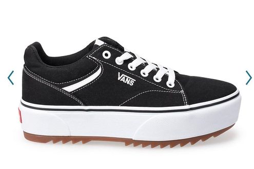 Vans Seldan St Women's Platform Sneakers, Size: 9.5, Black