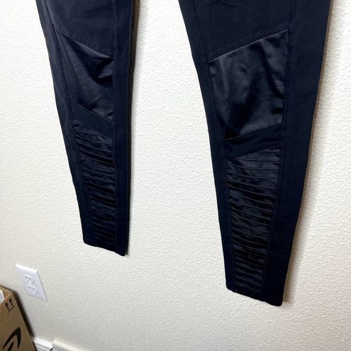 Alo Yoga Black High Waisted Moto Leggings Size Medium - $41 - From Taylor