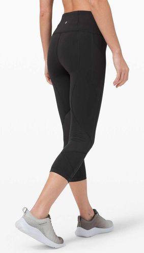 Lululemon Pace Rival Crop Leggings 22” Black Size 4 - $42 (65% Off Retail)  - From Amanda