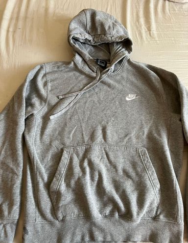 grey hoodie nike