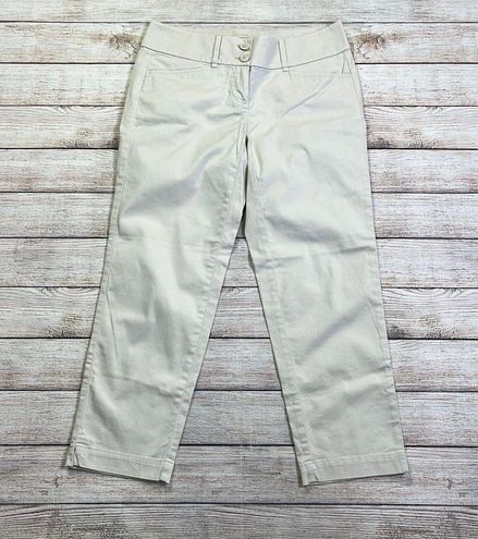 Vintage Khaki Capri Pants 90s Twill Cotton Cropped Capris  Etsy Hong Kong