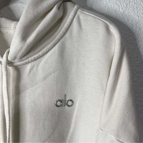 Alo Yoga ALO Ivory Accolade Hoodie Size Large - $89 - From Paige