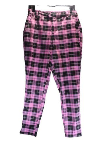 Hot Topic Pink Plaid Pants size M Size M - $24 - From Carmen