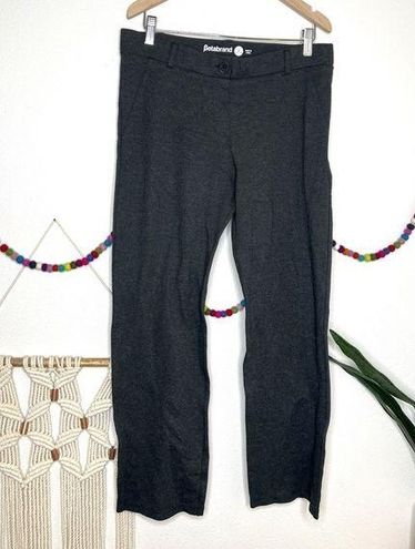 Betabrand Petite Charcoal Gray Bootcut Pant Size S Full length