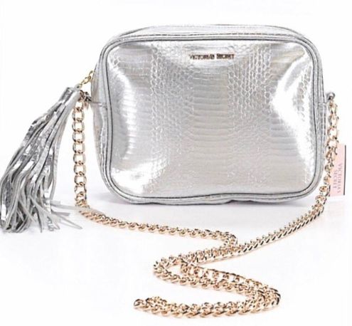 Victoria's Secret Crossbody Bag Silver - $45 (35% Off Retail) New