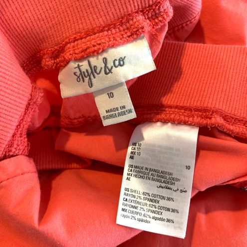 Style & Co Coral Womens Capri Pants Size 10 Orange - $18 - From Shoshannah