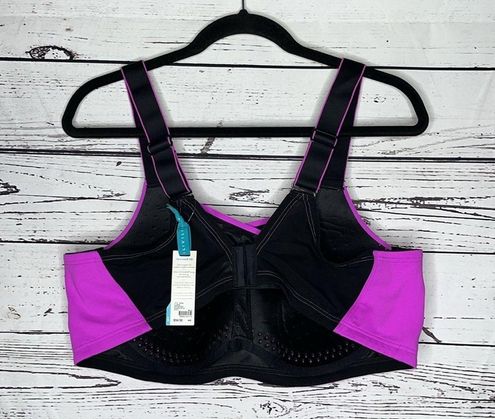 LIVI Active NWT Size 44C Purple & Black Cooling No-Wire Medium Impact Sports  Bra - $34 New With Tags - From Gabrielle