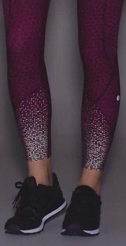 Lululemon Rare Leggings Tight Stuff Tight II 25 Burgundy Pink Size 2 - $43  (74% Off Retail) - From Amanda