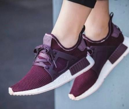 Adidas NMD Burgundy Shoes Size 8 - $29 (71% From Lola