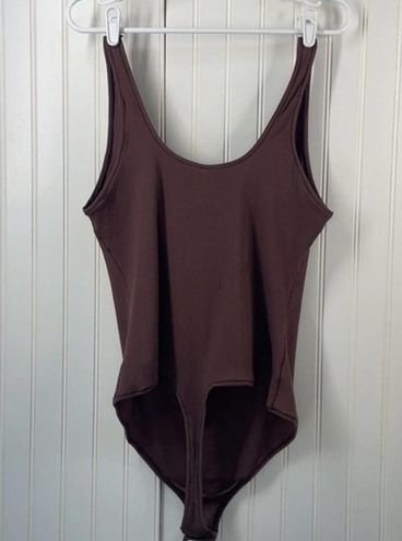 SKIMS, Tops, Nwt Skims Bodysuitscoop Neck Ribbed 4x