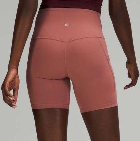 Lululemon Align High Rise Short with Pockets 8 - Spiced Chai