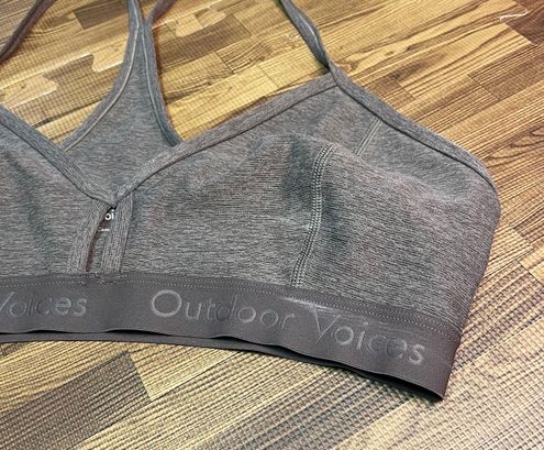 Outdoor Voices Steeplechase Sports Bra Brown Size M - $35 (36% Off Retail)  - From Marykate