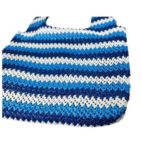 Target Future Collective with Alani Noelle Blue - Chevron Print Striped  Satchel - $10 New With Tags - From Zephyr