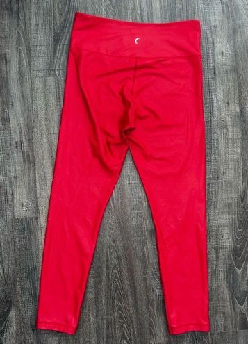 Zyia • Red Metallic Light 'n Tight Leggings • Sz 12 - $42 - From Katelyn