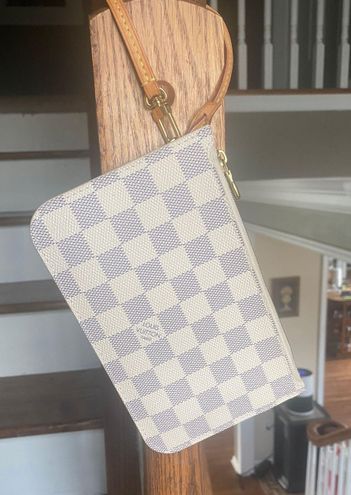 Louis Vuitton Damier Azur Pochette Wristlet - $471 (47% Off Retail