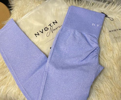 NVGTN Scrunch Seamless Leggings - Periwinkle