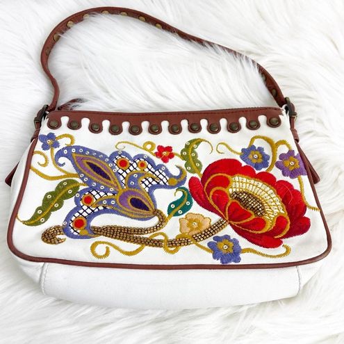 Isabella Fiore Embroidered Handbag