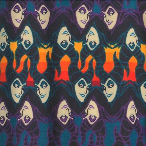 LuLaRoe Leggings Disney Villains Maleficent Novelty One Size Size