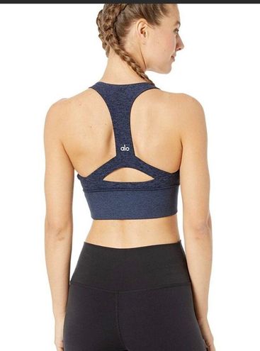 Alo Yoga Sports Bra Size Small - Alosoft Serenity Bra Blue - $45 (43