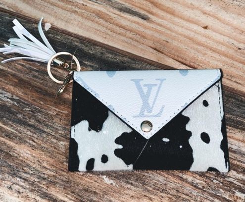 Louis Vuitton Upcycled Card Holder Keychain - $80 New With Tags - From Marci