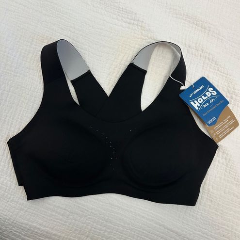 Brooks NWT Dare Crossback Run Sports Bra in Black 30C/D - $25