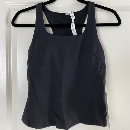 Lululemon Instill Black Tank Top size 4 NWT