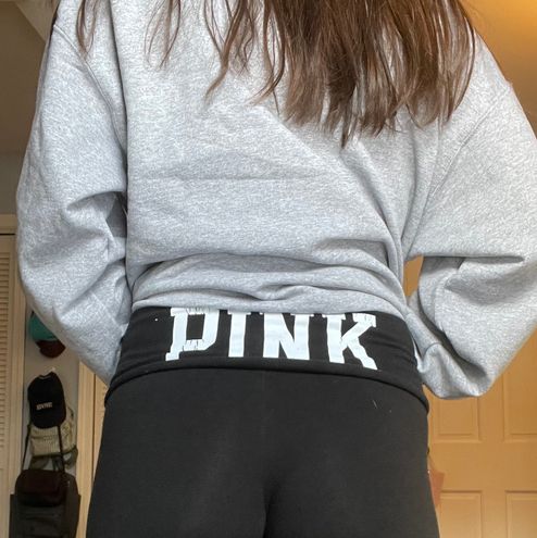 Victoria's Secret PINK Fold Over Yoga Pants - $23 (42% Off Retail