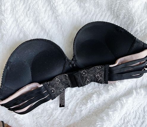 Victoria's Secret Bombshell Strapless Push Up Bra 36A Black Size 36 A - $30  (50% Off Retail) - From Annie