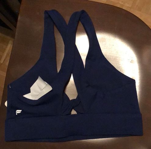 Fabletics NWT Oasis Twist Front Sports Bra Blue - $25 (50% Off Retail) New  With Tags - From Brittany