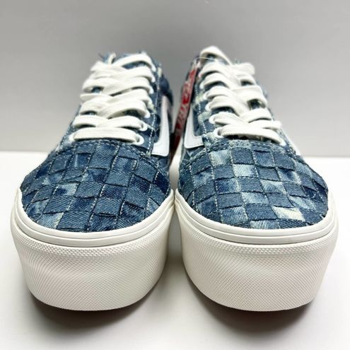 Vans Women's Old Skool Stackform Woven Denim / Multicolor - VN0A7Q5MB6A