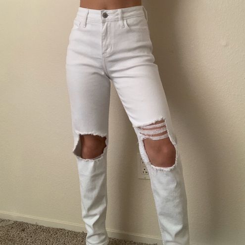hollister ultra high rise mom jeans